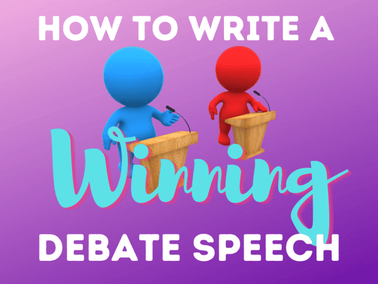 How to Write a Winning Debate Speech