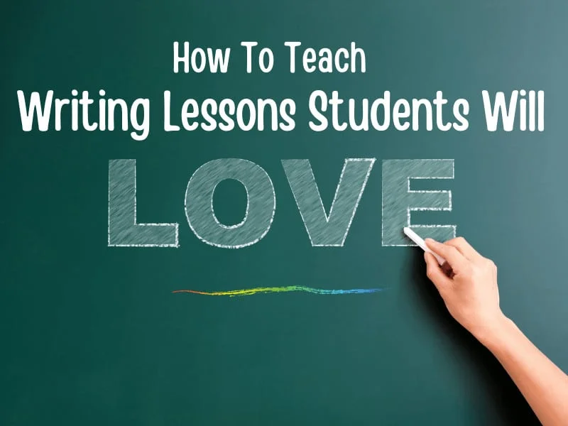 the writing process | writing lessons students love | 6 Simple Writing Lessons Students Will Love | literacyideas.com