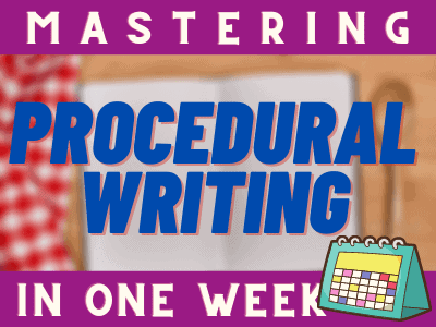 procedural texts | procedural writing28129 | How to write excellent Procedural Texts | literacyideas.com