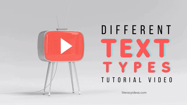 Video: text types explained for students and teachers