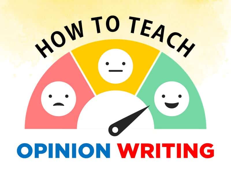 difference between opinion and persuasive writing