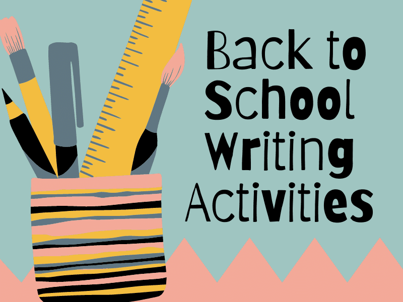 english homework | 1 back to writing activities | 17 Fun First Day Of School Writing Activities | literacyideas.com