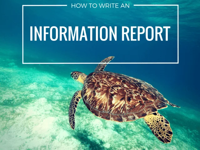 informational text | 1 information report writing | How to Write an Excellent Information Report | literacyideas.com