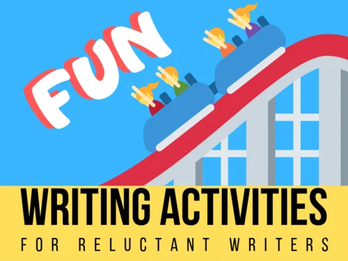 growth mindset,writing,activities | 2 fun writing activities | 7 fun writing activities for the reluctant writer | literacyideas.com
