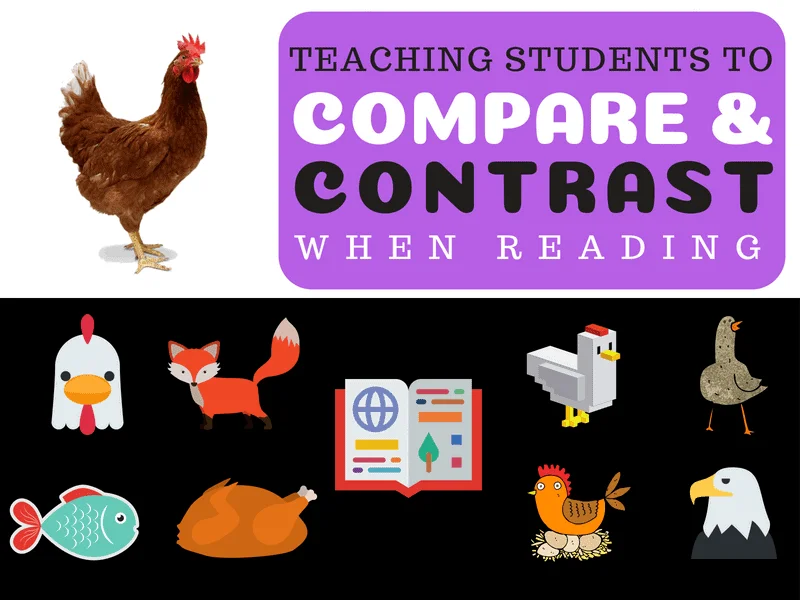 fact and opinion | 2 teaching students to compare and contrast | Teaching Compare and Contrast | literacyideas.com