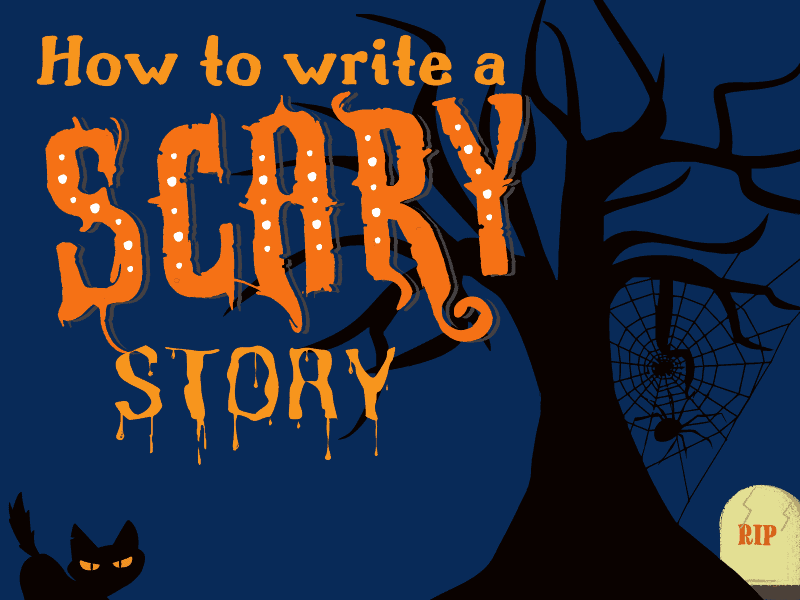 short story writing | how to write a scary horror story | How to Write a Scary Story | literacyideas.com