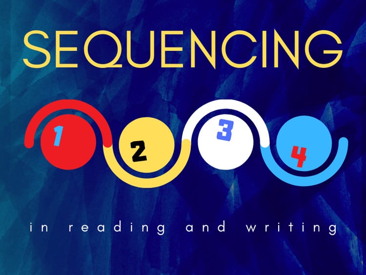 guided reading | teaching sequencing in english 1 | Sequencing events in reading and writing | literacyideas.com
