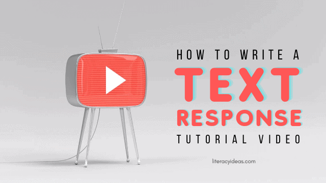 how to write a text response,text response | text response tutorial video 1 | How to write a text response | literacyideas.com
