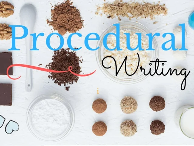 How to write procedural texts