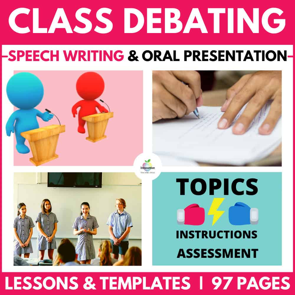 Debate Speech,debating | class debating unit 1 | How to Write a Winning Debate Speech | literacyideas.com