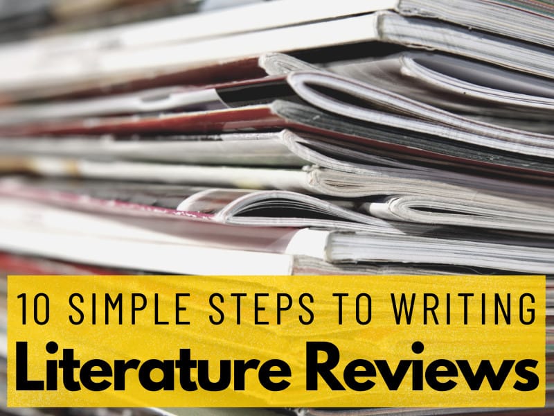 Literacy,reading,writing,language | 10 STEPS TO WRITING A LITERATURE REVIEW 1 | 10 Easy Steps for Writing a Literature Review | literacyideas.com