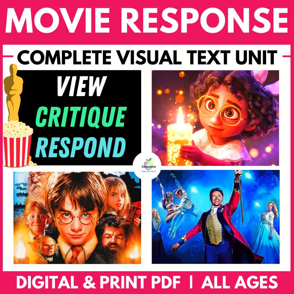 Information literacy,media literacy | movie response unit 1 | Information Literacy and Media Literacy for Students and Teachers | literacyideas.com