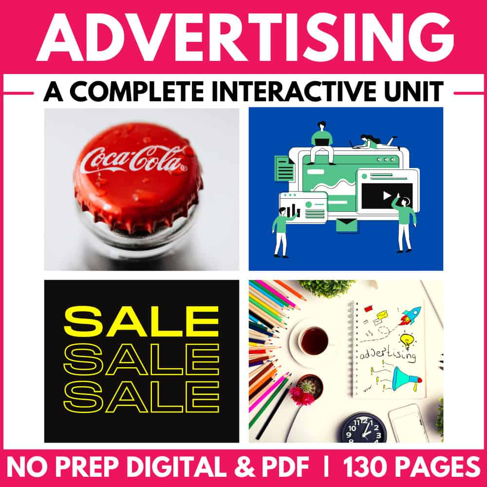 how to write an advertisement | Advertising Teaching Unit 3 | How to write an advertisement: A Complete Guide for Students and Teachers | literacyideas.com