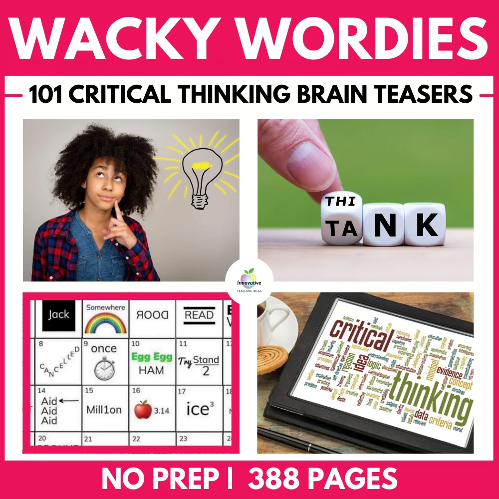 riddles | wacky wordies unit 1 | 60 Riddles to challenge your students | literacyideas.com