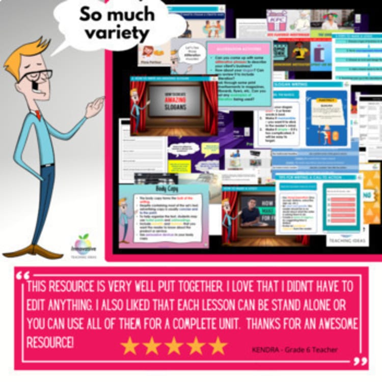 Preview of the Advertising and Media Literacy Unit (3 of 3)
