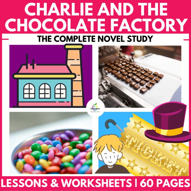 Charlie and the Chocolate Factory Novel Study cover