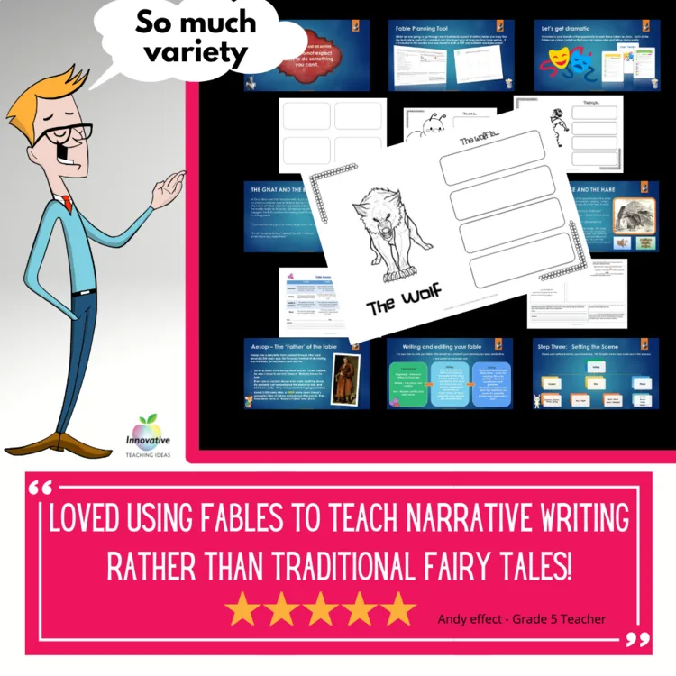 Preview of the Aesop's Fables Unit (3 of 3)