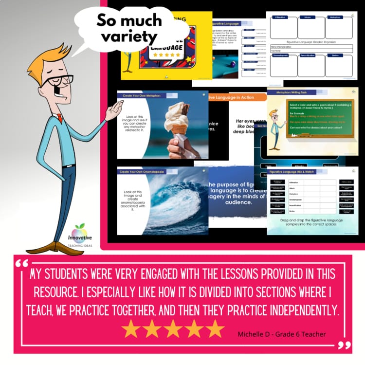 Preview of the Figurative Language Unit (3 of 3)
