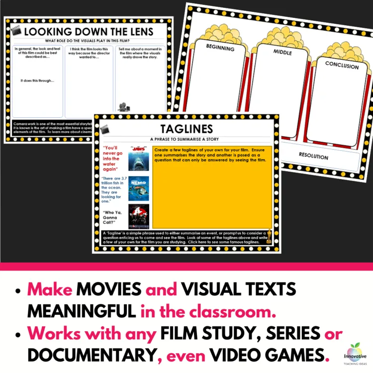 Preview of the Film Study Unit for Any Movie (1 of 3)