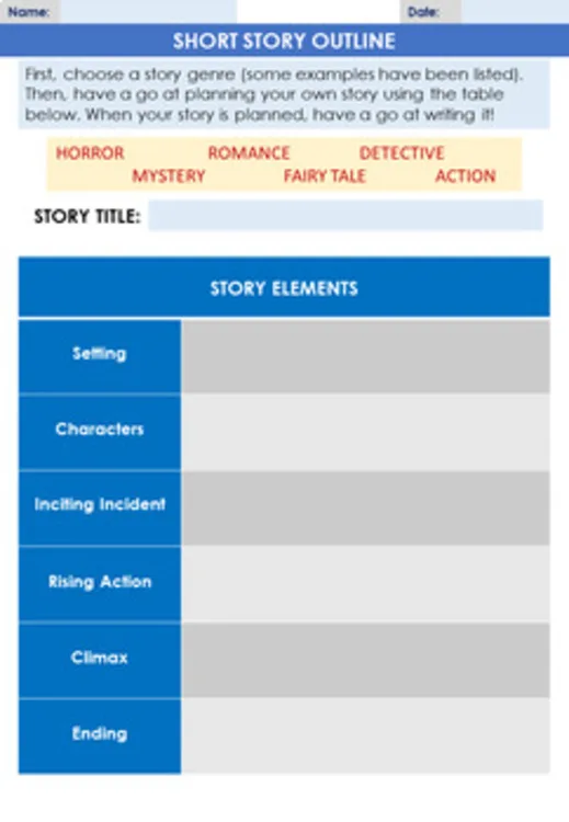 Preview of the 25 Fun Writing Activities (1 of 3)