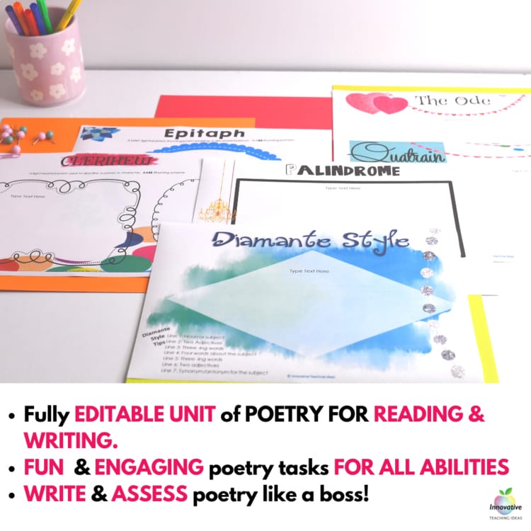 Preview of the Huge Poetry Unit (1 of 3)