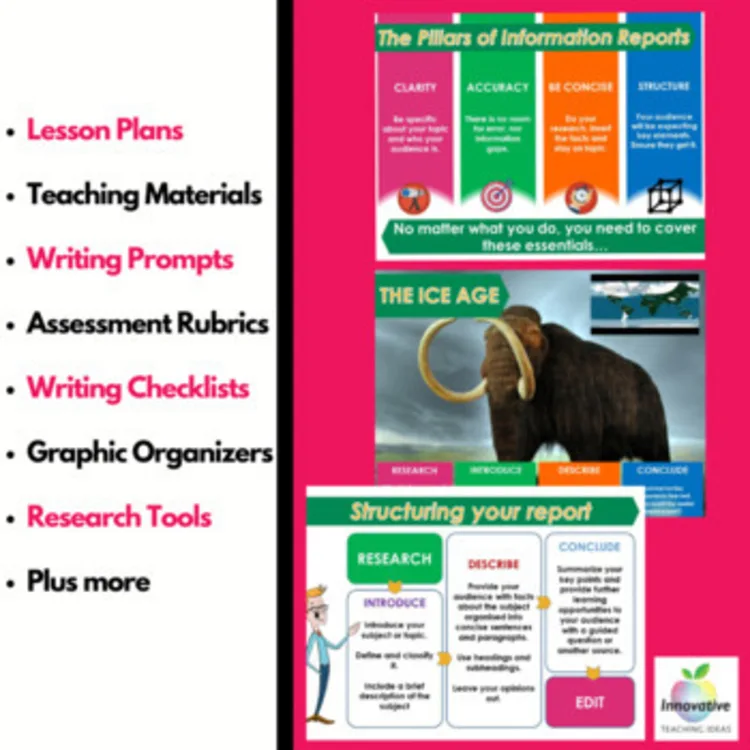 Preview of the Information Report Unit (2 of 3)