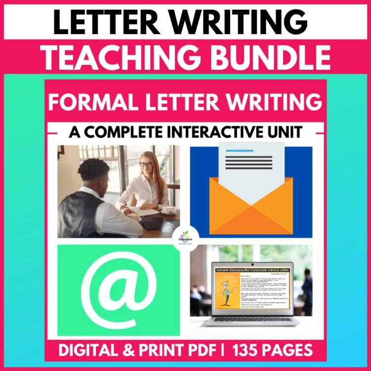 Preview of the Letter Writing Bundle (1 of 3)
