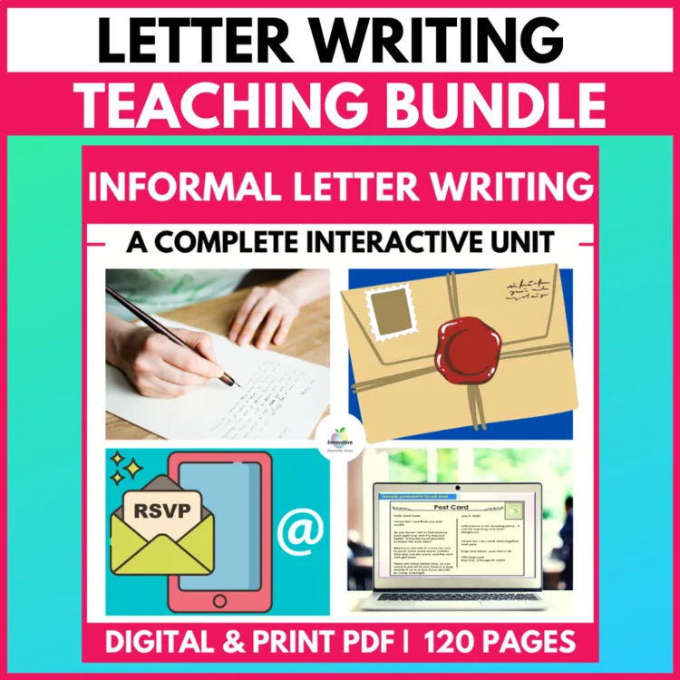 Preview of the Letter Writing Bundle (2 of 3)