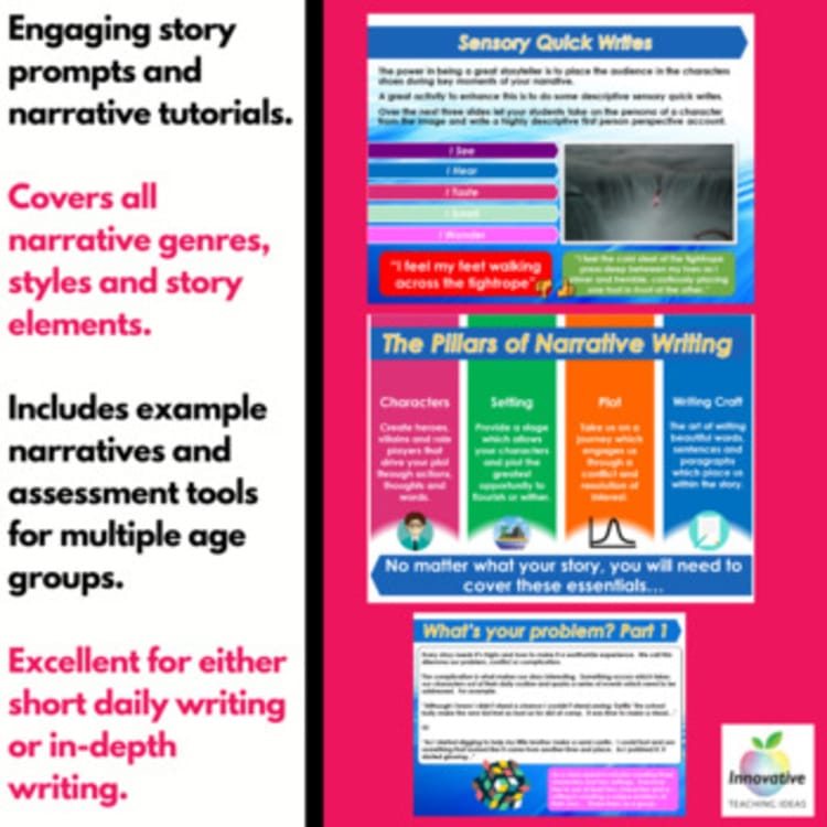 Unit preview: sensory quick writes and the pillars of narrative writing