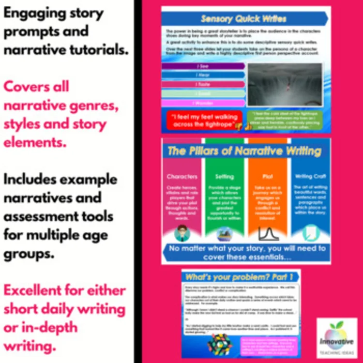 Preview of the Narrative Writing Unit (2 of 3)