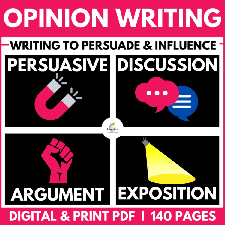 Opinion Writing Unit cover