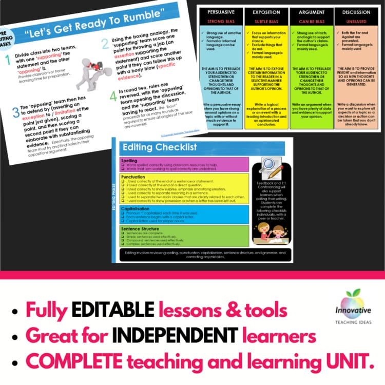 Preview of the Opinion Writing Unit (1 of 3)