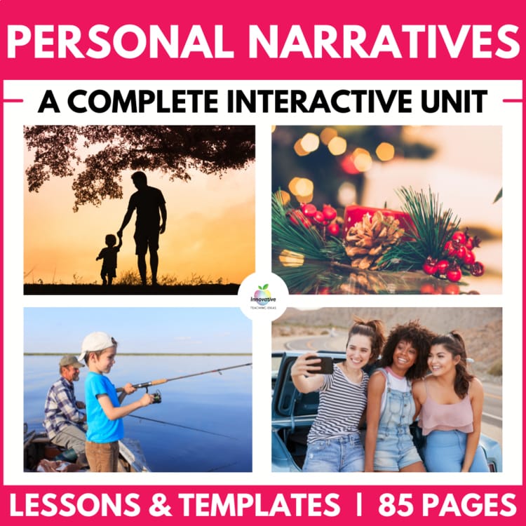 Personal Narrative Writing Unit cover
