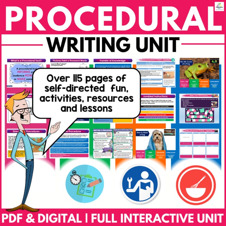 Procedural Text Writing Unit cover