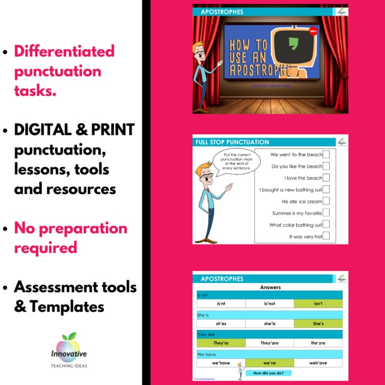 Preview of the Punctuation Unit (2 of 3)