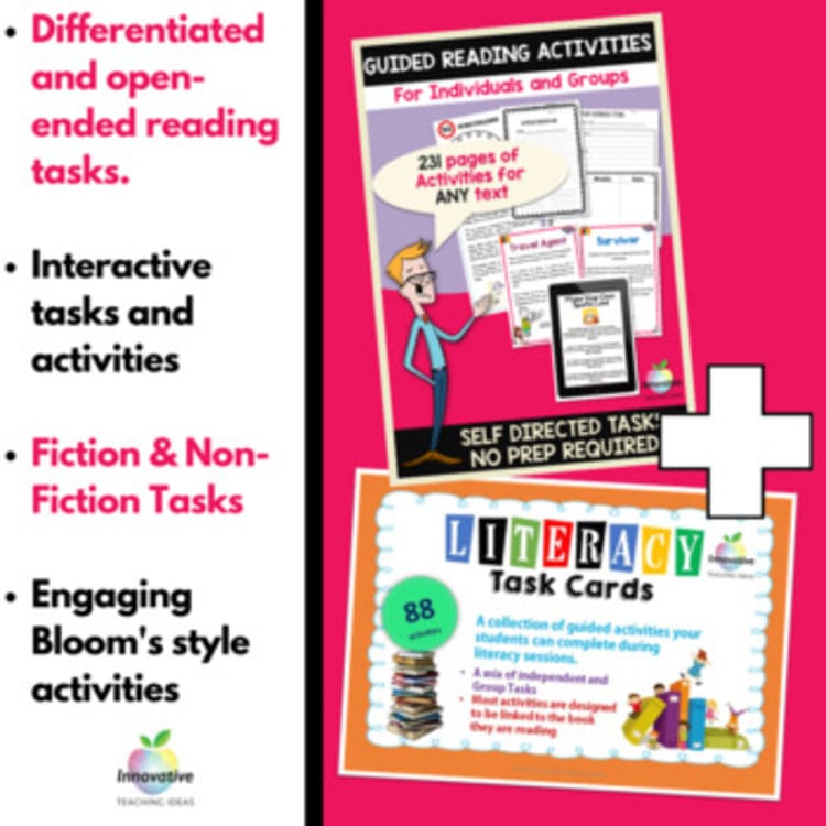 Preview of the 125 Fun Reading Activities (2 of 3)